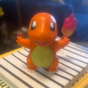 Orange Charmander Figure with light up Flame Tail 🧡🔥